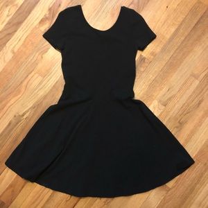 Black skater dress